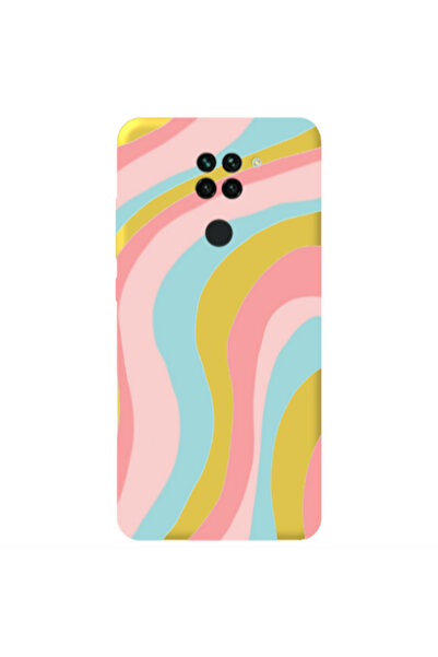 Other Xiaomi Redmi Note 9 Colored lines Yellow Colored Silicone TPU Θήκη