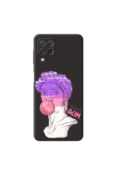 Other Samsung A22 4G Pin Bubble Black Colored Silicone TPU Θήκη
