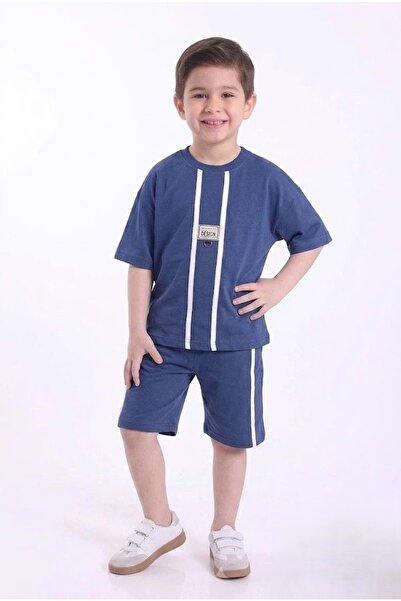 Mnk Baby&Kids Boy's Printed Oversize Short Sleeve Shorts 2-Piece Set M00843 I...