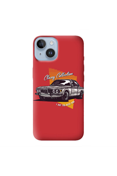 Other Apple iPhone 14 Plus Classy Collection Red Colored Silicone TPU Θήκη