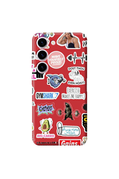 Other Samsung S23 Plus Mixed up 2 Red Colored Silicone TPU Θήκη