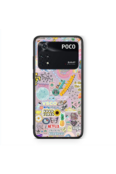 Other Xiaomi Poco M4 Pro 4G Vsco Black Glossy Θήκη