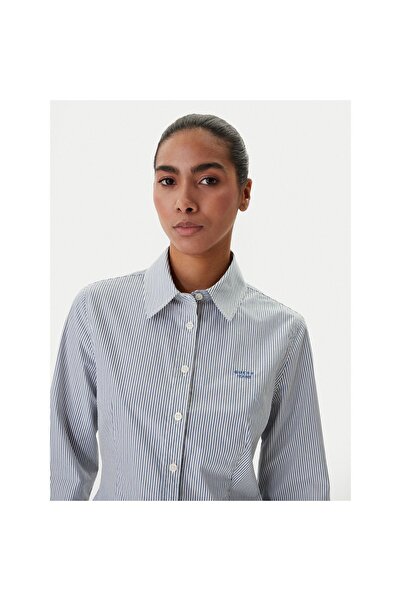 Guess Jeans Cămașă de damă W6RH66WH7Q1 Albă