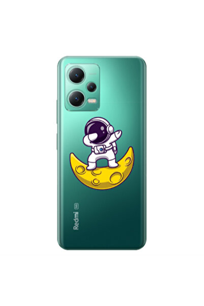 Other Xiaomi Redmi Note 12 Pro 5G Astronaut on the moon Transparent Silicone ...