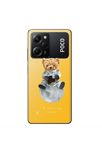 Other Xiaomi Poco X5 Pro Bear in space Transparent Silicone TPU Θήκη