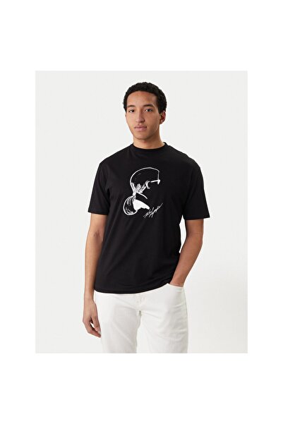 Karl Lagerfeld Tricou bărbătesc 755146-562224 Negru