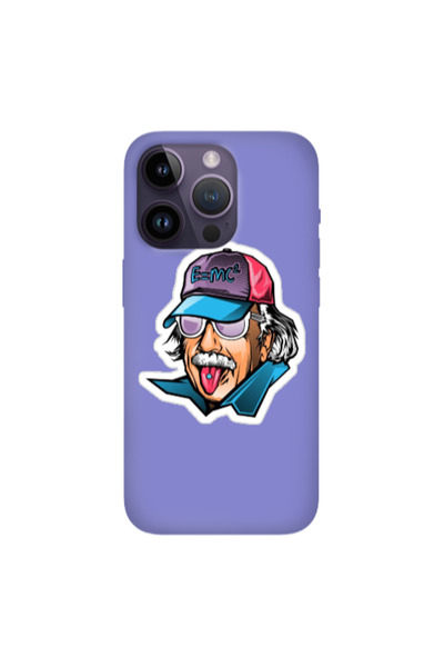 Other Apple iPhone 14 Pro Einstein Purple Colored Silicone TPU Θήκη