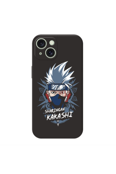 Other Apple iPhone 15 Anime Mangoo Black Colored Silicone TPU Θήκη