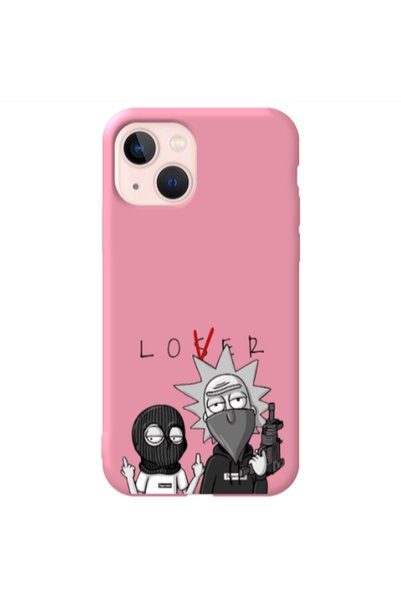 Other Apple iPhone 13 Rick Loser Pink Colored Silicone TPU Θήκη