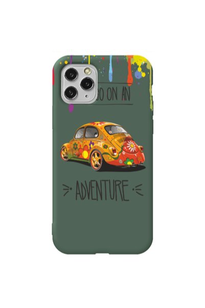 Other Apple iPhone 11 Pro Max Adventure Dark Green Colored Silicone TPU Θήκη