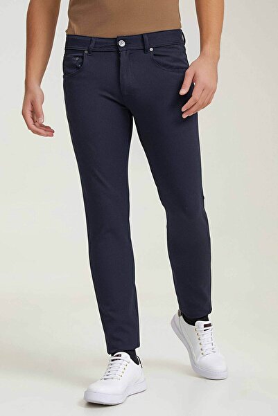 Tween Super Slim Fit Lacivert Bi Stretch Chino Pantolon