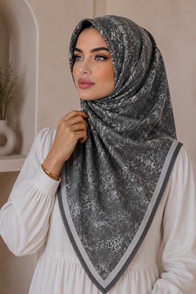 İmajButik Сив Левидор кехлибарен шал
