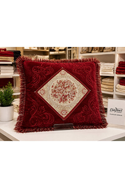 MOON CLOUD Bordo Decorative Kirlent Country Style Zyn03