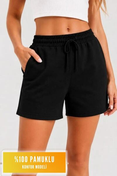 VELİZADE Women's Elastic Waist Comfort Model Comfortable Fit Pocketed Lycra 1...