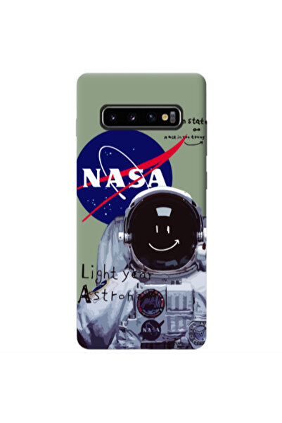 Other Samsung S10 Vacuum State Light Green Colored Silicone TPU Θήκη