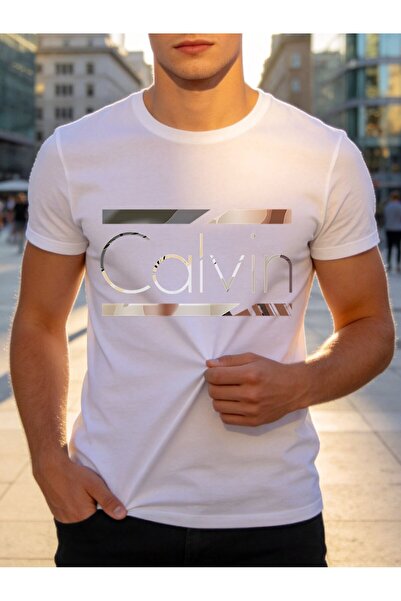 135 1pc Trendy Printed Pattern Men's Crew Neck Short Sleeve T-Shirt - Vacatio...