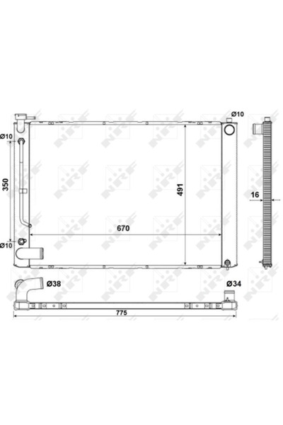 NRF Radiator Racire Motor LEXUS RX