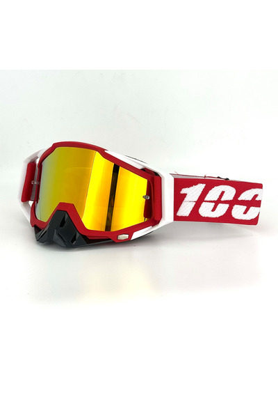 Choice10 as picture Motorcycle Helmet Goggles Men Women Motocross Windproof U...