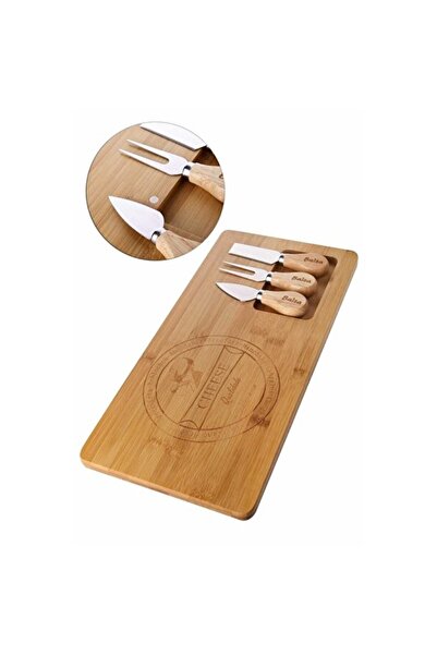 Empressco Bamboo Luxury Presentation Tray and Special Knife Set, 38X38, Styli...