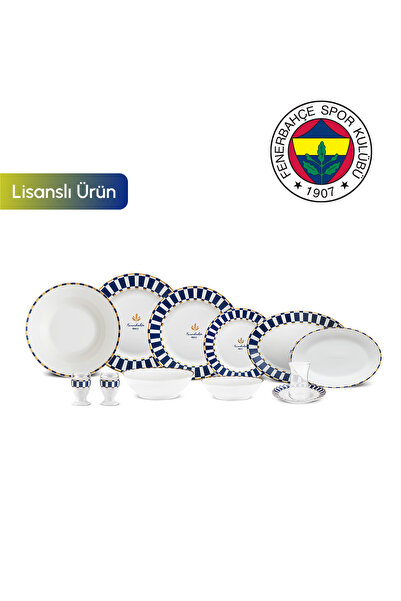 Karaca x Fenerbahçe Lisanslı Forever Bone 60 Parça 8 Kişilik Yemek Takımı Gold