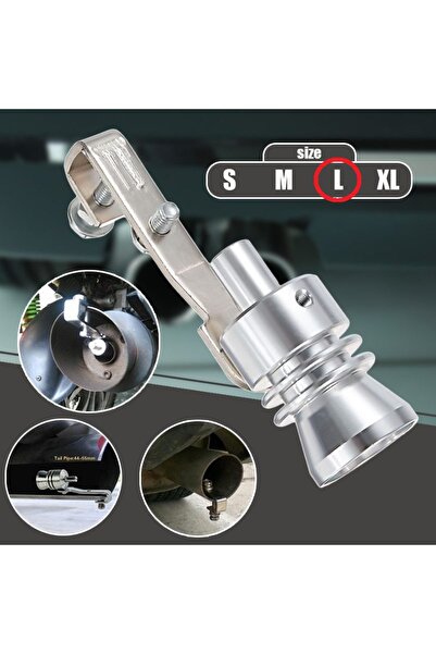 OEM Fluier din aluminiu pentru toba marime L, compatibil cu motoare intre 200...