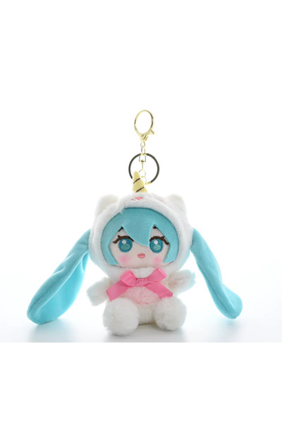 Butic Anime Vocaloid Hatsune Miku Peluş Anahtarlık Oyuncak Mini 11CM