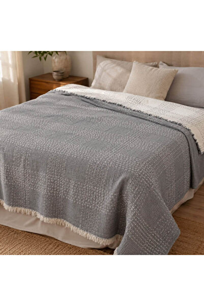 Penelope Vivien Double Bedspread 220X240 cm - Gray