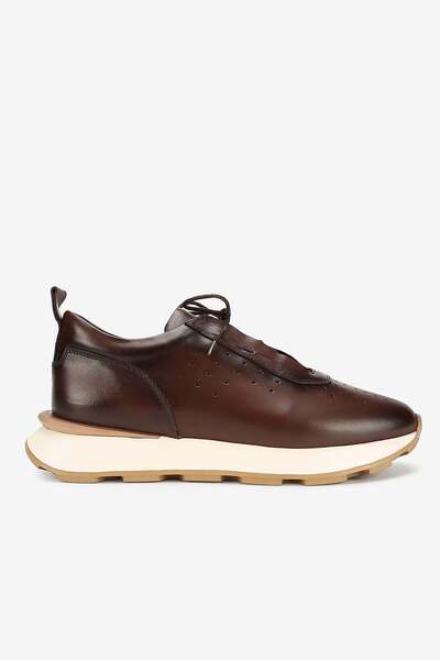Serhat Özköroğlu Lfr-147 Leather Roller Shoes Brown