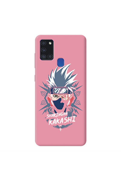 Other Samsung A21S Anime Mangoo Pink Colored Silicone TPU Θήκη