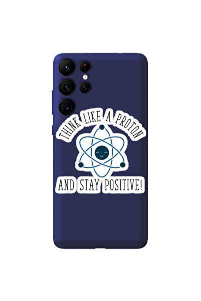 Other Samsung S22 Ultra THINK LIKE Dark blue Colored Silicone TPU Θήκη