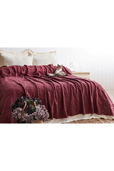 Meet ma ya Natural 4-Layer 100% Cotton Anadolu Pattern Bedspread, Pique, Sofa...