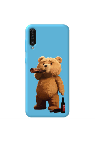 Other Samsung A70 Beer Time Blue Colored Silicone TPU Θήκη