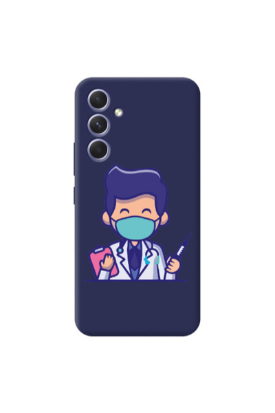 Other Samsung A56 Specialist Doctor Dark blue Colored Silicone TPU Θήκη