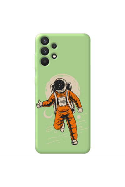 Other Samsung A32 4G Hitchhike Light Green Colored Silicone TPU Θήκη