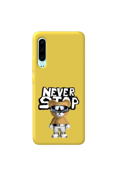 Other Huawei P30 Never stop Yellow Colored Silicone TPU Θήκη