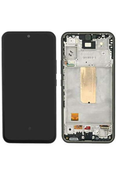 OEM Οθόνη με μηχανισμό αφής και πλαίσιο για Samsung A54 5G (Μαύρο) Κωδικός: S...
