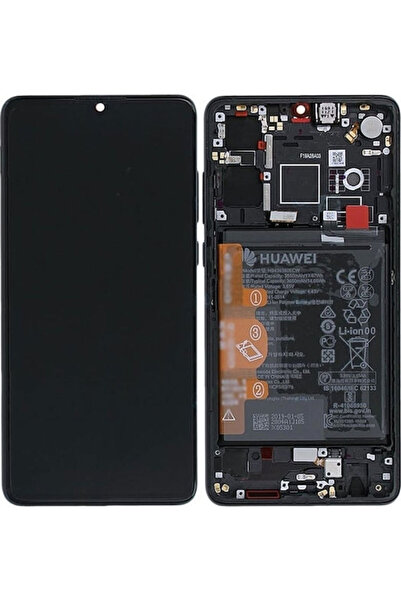 Huawei Οθόνη με μηχανισμό αφής και πλαίσιο για P30 (Μαύρο) Κωδικός: 02352NLL