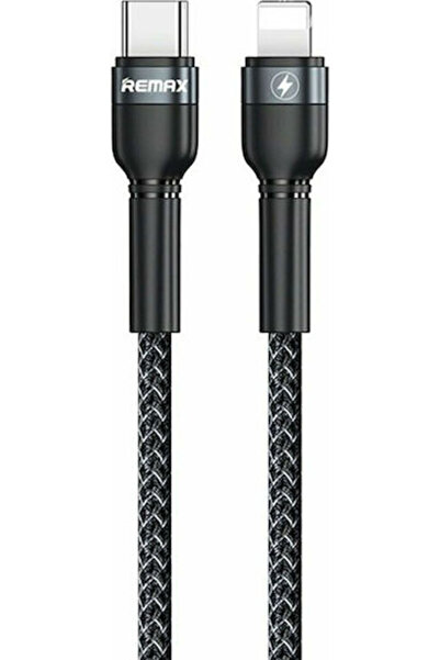 Remax Jany RC-171 Πλεκτό Καλώδιο USB-C σε Lightning 100W Μαύρο 1μ