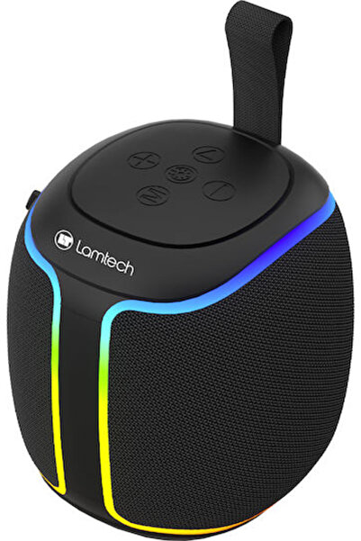 Lamtech Αποσπώμενο Ηχείο Bluetooth 5W με Ραδιόφωνο Μαύρο