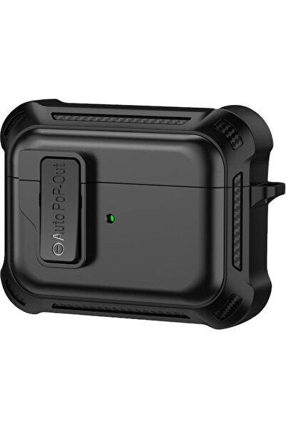 Other Sonique Θήκη Σιλικόνης με Μπρελόκ Μαύρο για Apple AirPods Pro