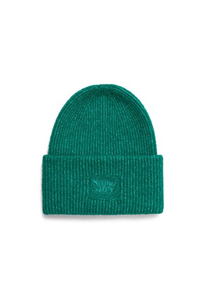 SUPERDRY D3 SDNA Μαλακό Πλεκτό Σκουφάκι με Ριμπ Πλέξη Y9010185A-GYJ Πράσινο ONE