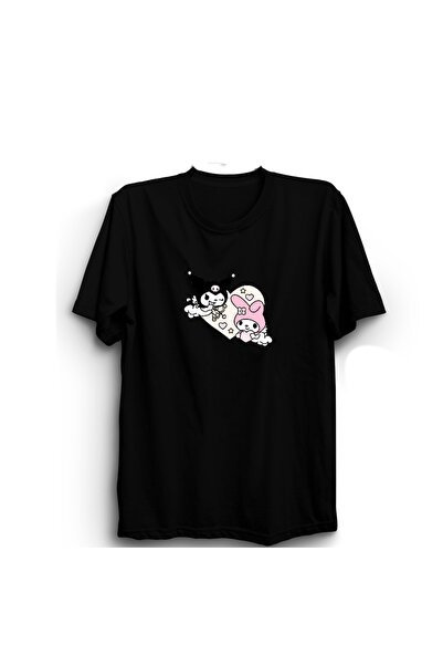 ZOKAWEAR تي شيرت كورومي وكيتي، قلب، قلب