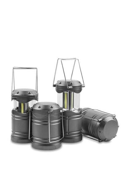 GENELEC LED Camping Lantern, Electric Lamp, Portable Folding Lantern