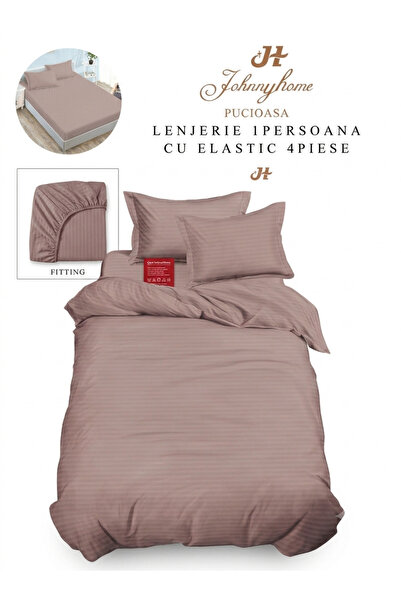 RMR textile lenjerie 1 persoana damasc cu husa de pat,dimesiuni cearceaf pat ...