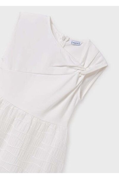 MAYORAL Girl's Balloon Skirt Dress 8-18 Years Old White