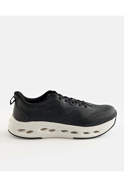 REDTAG Men Black Trainer Sneakers