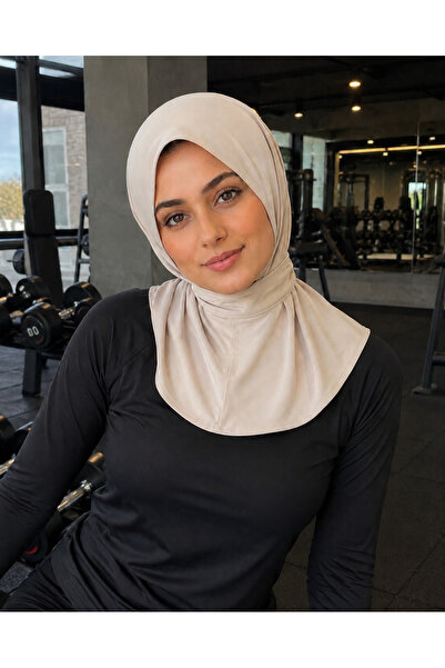 İnDerin Sports Scarf Practical Snap Fastener Lycra Sports Scarf Daily Sports