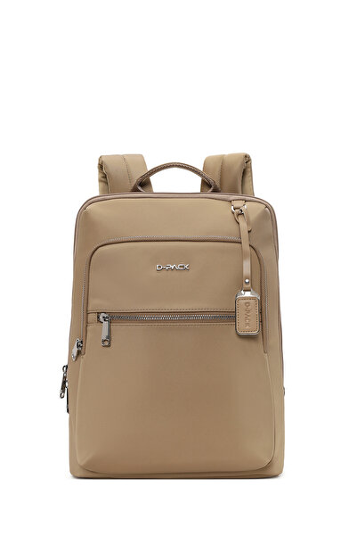 Derimod D-Pack Unisex Beige Backpack 26Sbd30296F