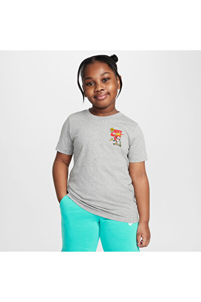 Nike K NSW TEE BOXY SCOOTER HQ3239-063 Γκρι S