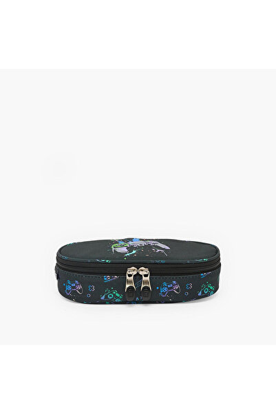 ST Right St.Right Game Controller Print Pencil Case with Zip Closure